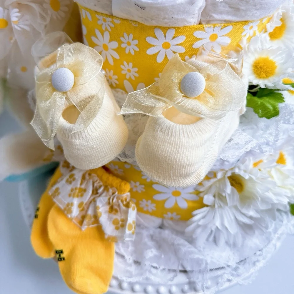 Bunny Diaper Cake, Easter Baby Shower